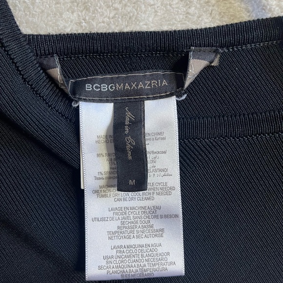 BCBGMAXAZRIA Makenna princess seam sheath dress | Black - Picture 6 of 6